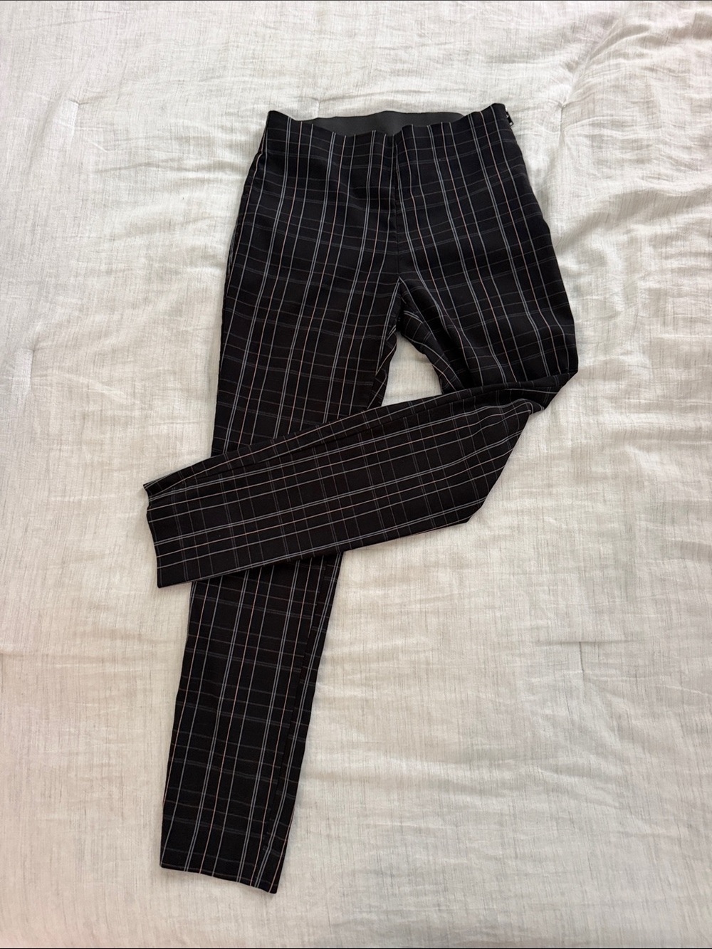 a new day Black Plaid Dress Pants